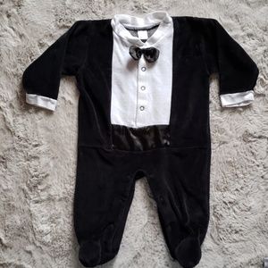 3-6 month Baby Tuxedo Outfit